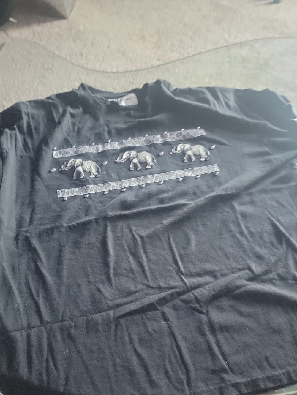 Black Elephant Graphic Tee
